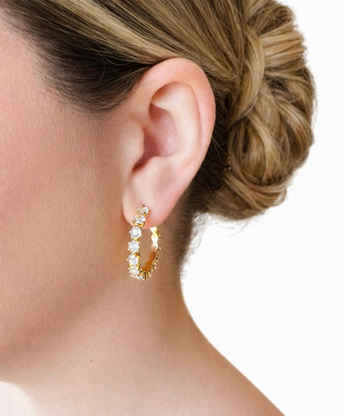 BRIELLE LUXE HOOP EARRINGS Earrings
