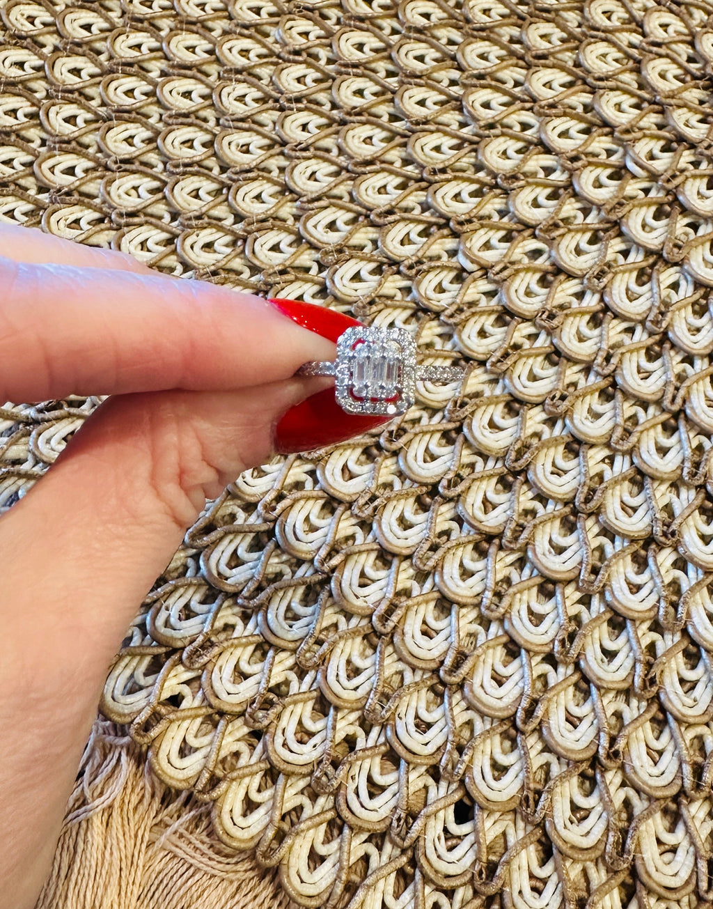 MODERN GRACE EMERALD CUT RING - READY TO SHIP!! RING