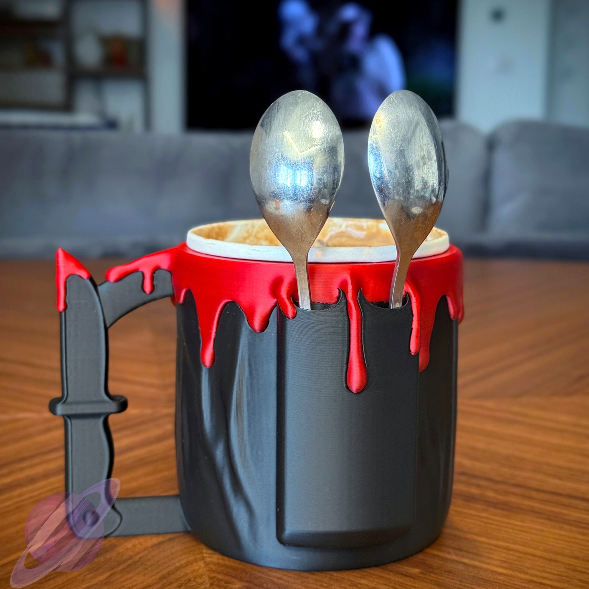 GF HORROR- 3D PRINTED ICE CREAM PINT HOLDER