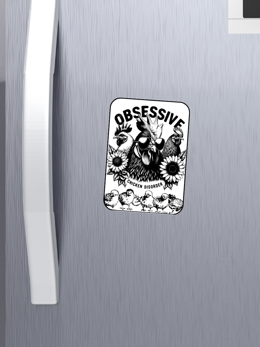Obsessive Chickens Disorder Magnets