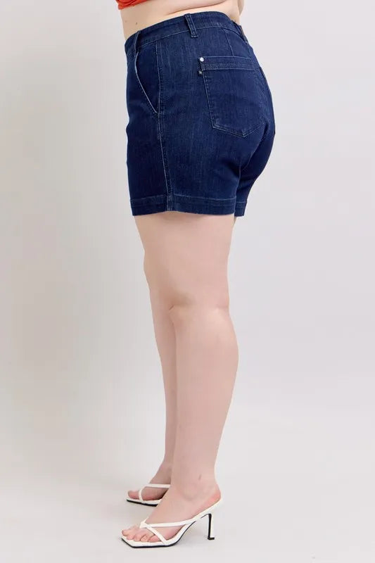 Judy Blue Plus Size High Waist Denim Shorts