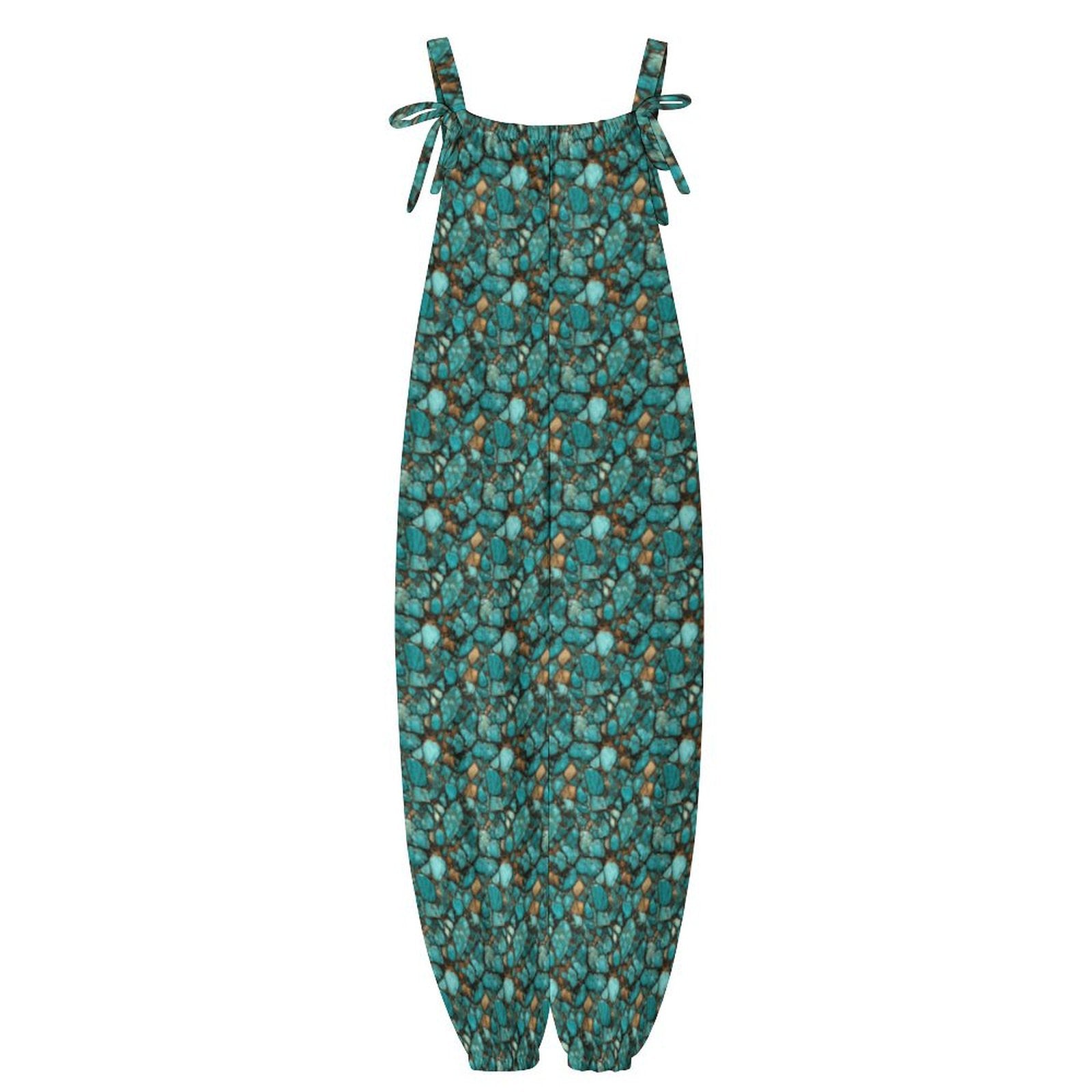 RANCH ALL TURQUOISE OVERALLS JUMPSUIT jumpsuit