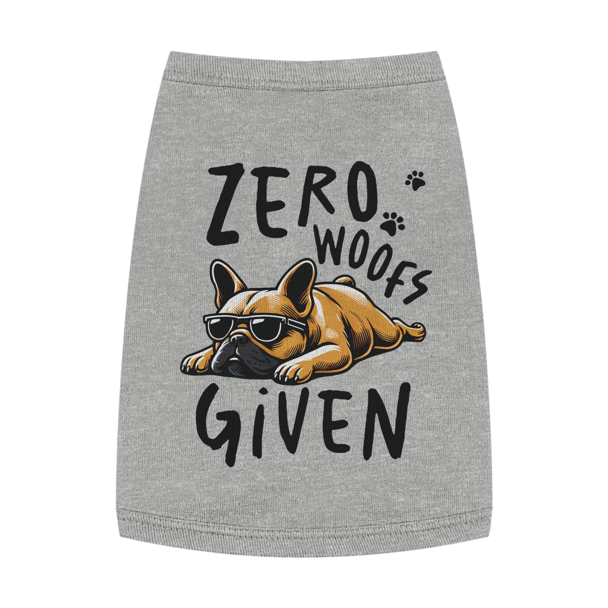 DOG TANK - "ZERO WOOFS GIVEN" PET TANK TOP Pets