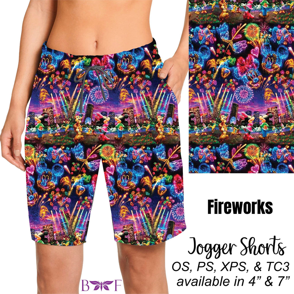 Fireworks capris with pockets