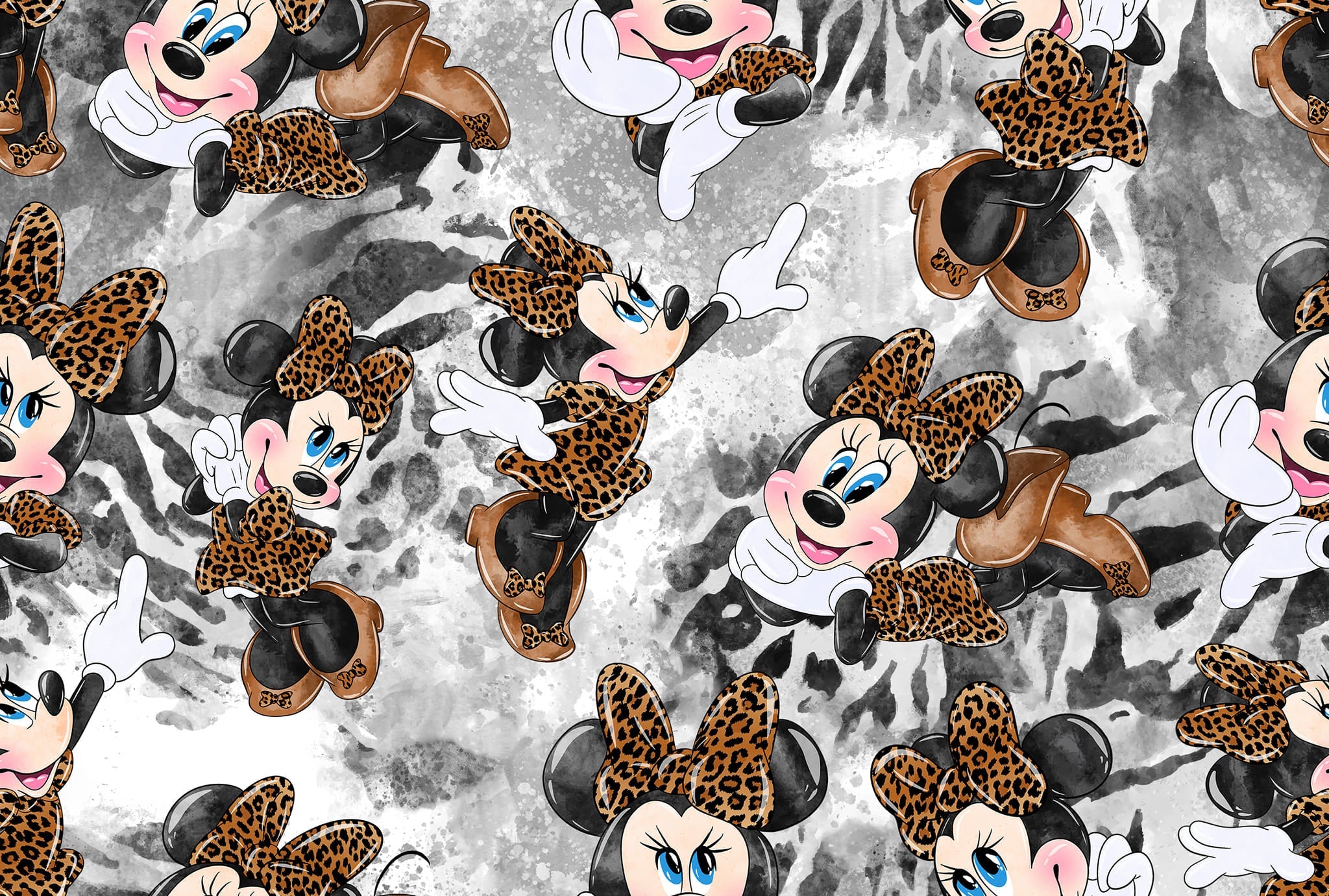 Leopard Bow leggings, capris, skorts and biker shorts with pockets