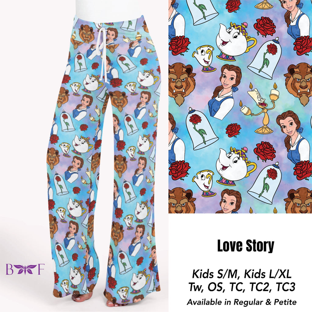 Love Story kids leggings and adult capri with pockets