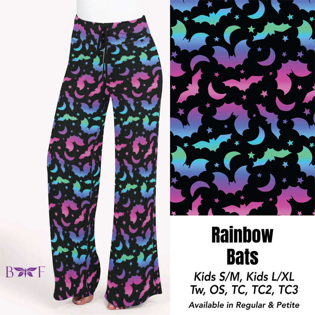 Rainbow Bats Capris and skorts with pockets