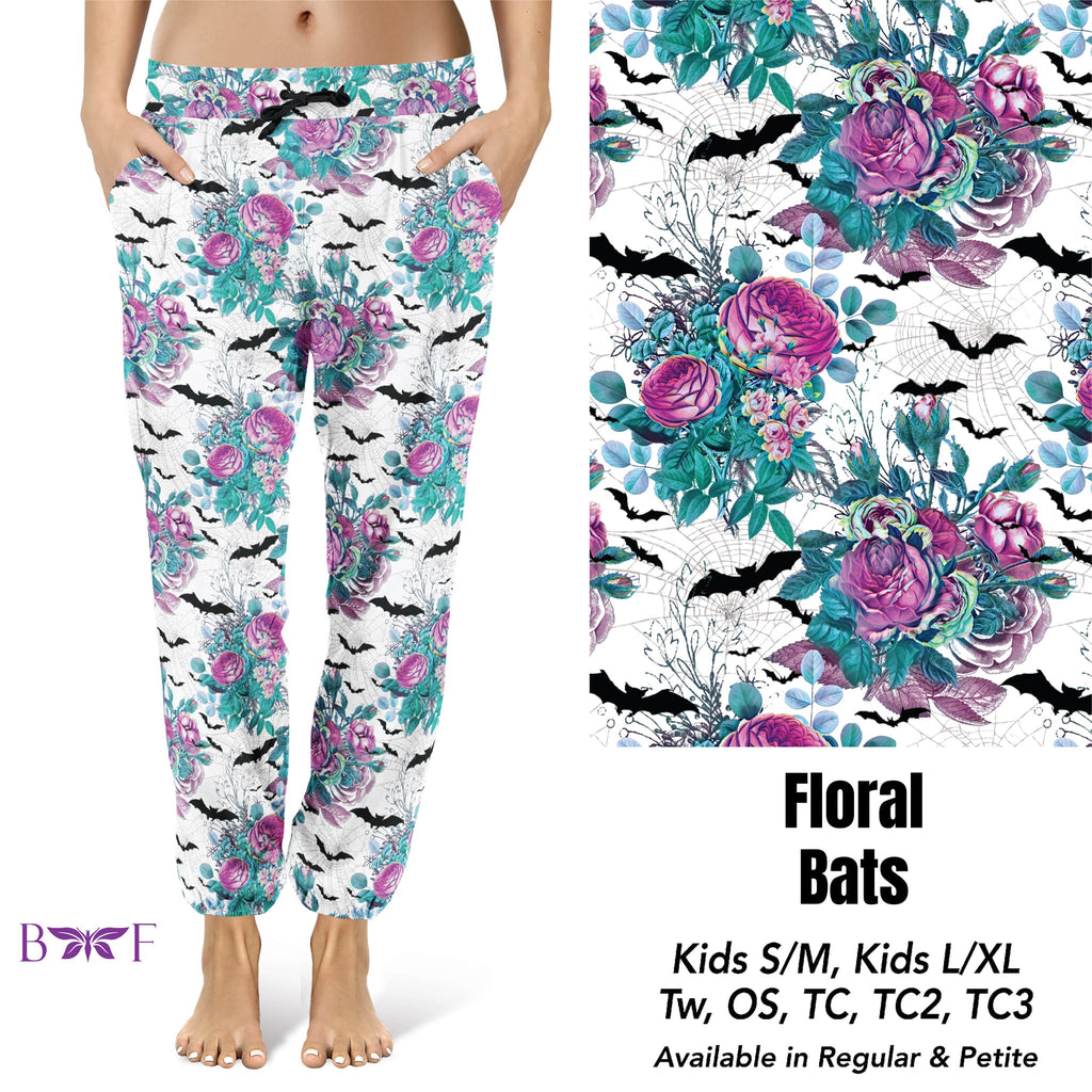 Floral Bats Capris and skorts with pockets