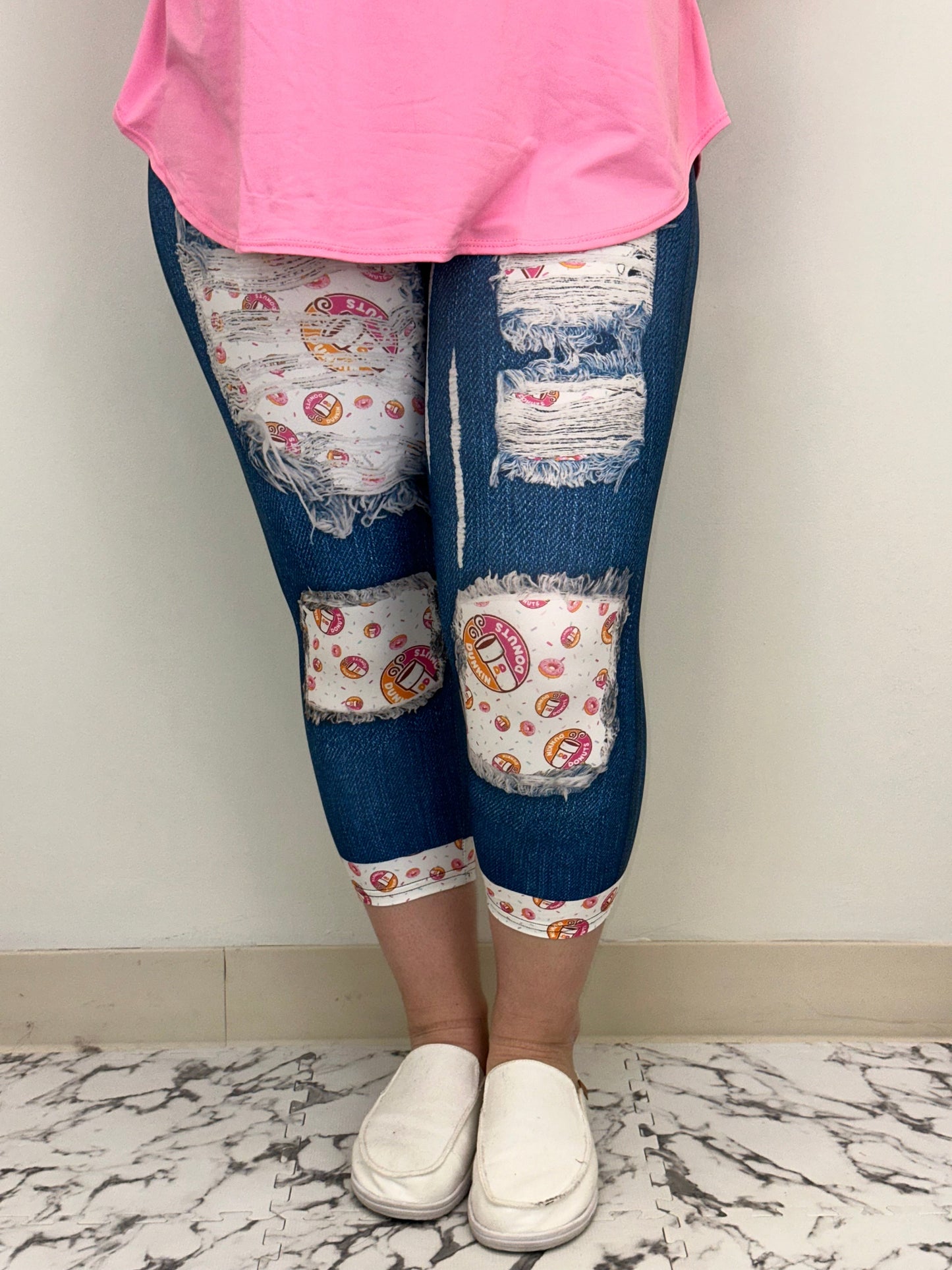 DD Junkie Denim Capri w/ Butt Pockets