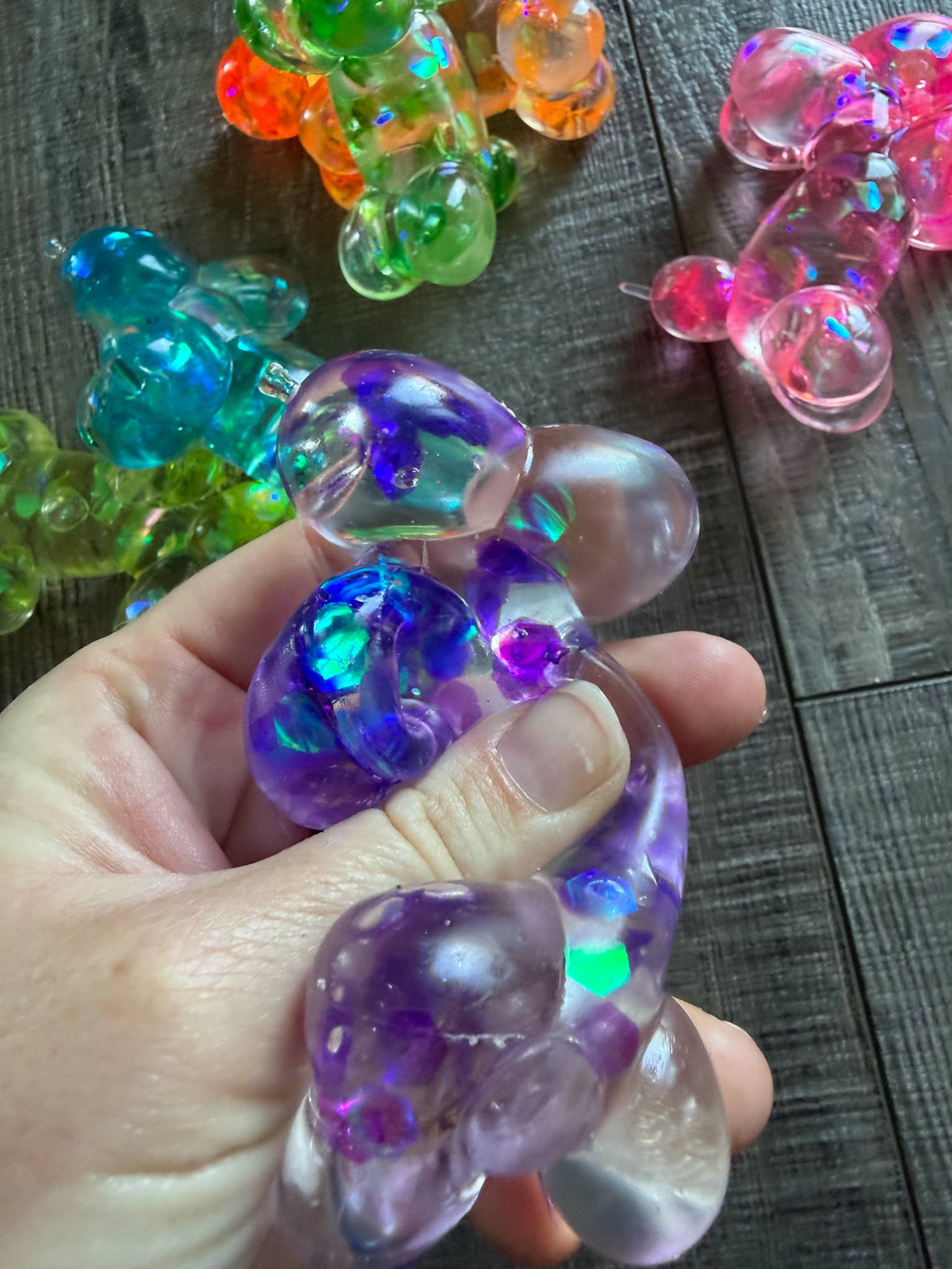 Squishy Squish Maltose Glitter Balloon Dog Stress Toy