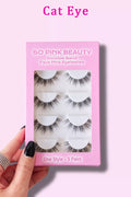 SO PINK BEAUTY Faux Mink Eyelashes 5 Pairs Jewelry