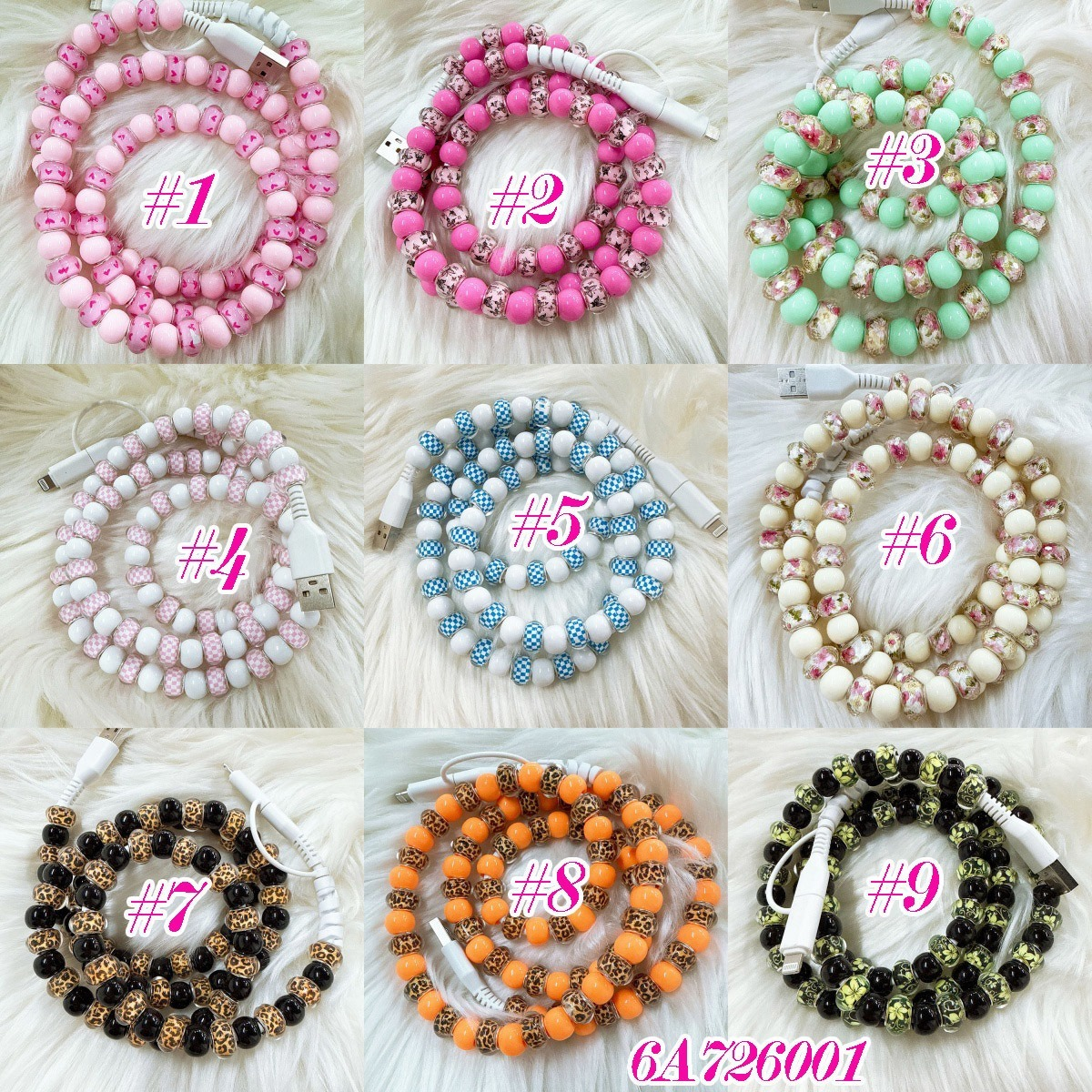 BOUJEE BEADED PHONE CHARGERS cellular phone accessories