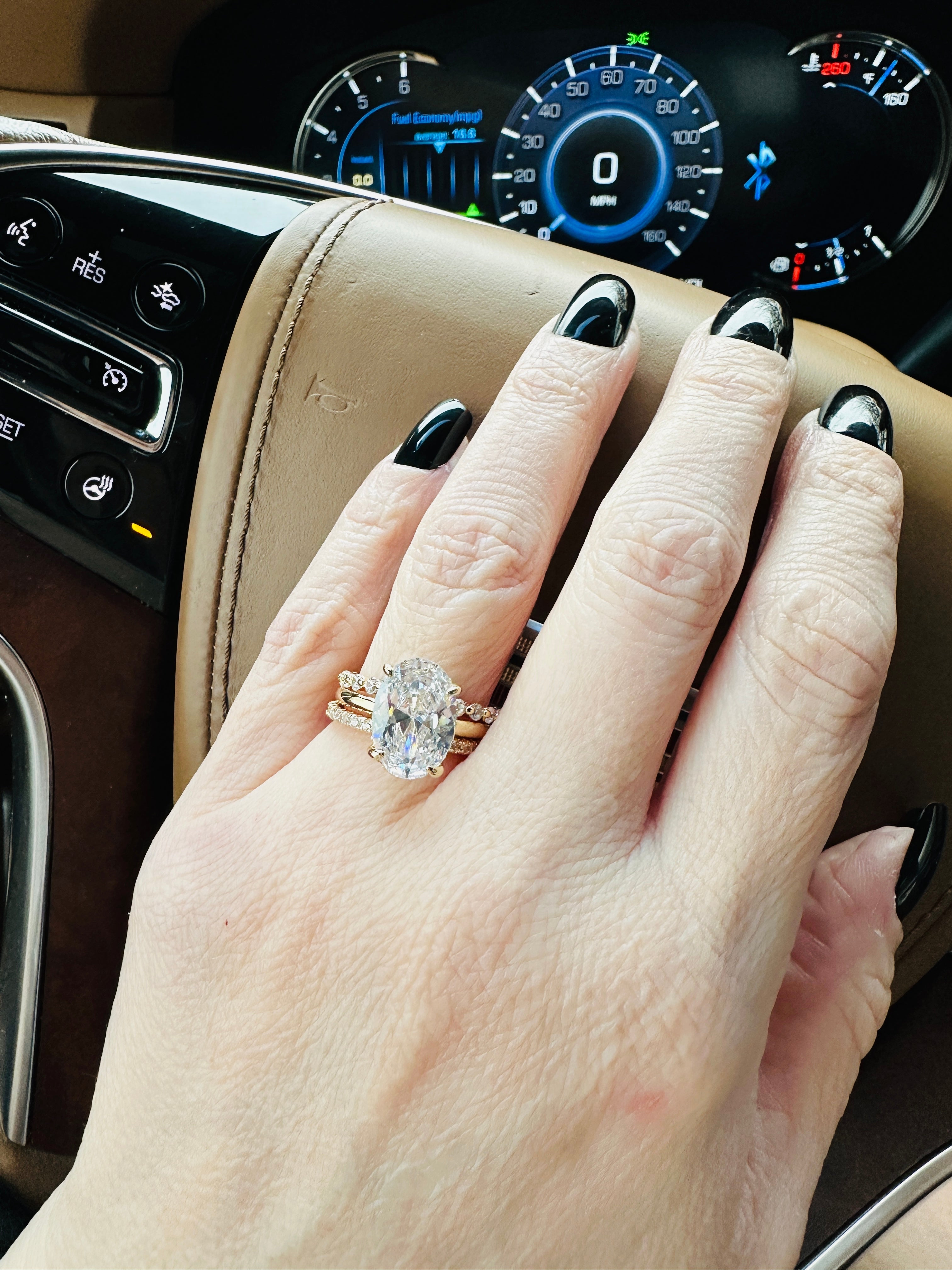 ALESSANDRA 3-PIECE LUXE RING SET - GOLD RING