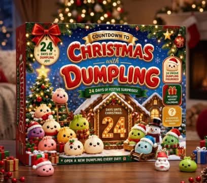 PREORDER ITEM (SEE DETAILS) - SQUISHY DUMPLING ADVENT CALENDAR