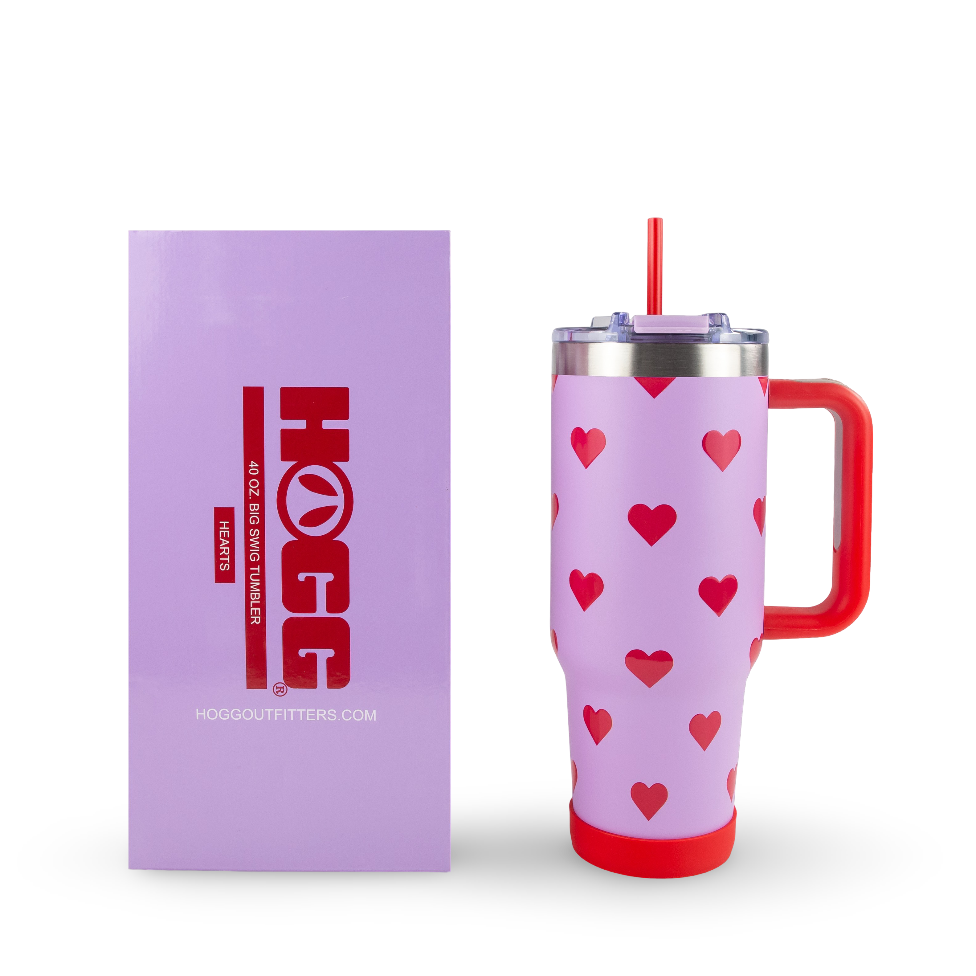 40oz POWDER COATED BIG SWIG TUMBLER - VALENTINE'S COLLECTION