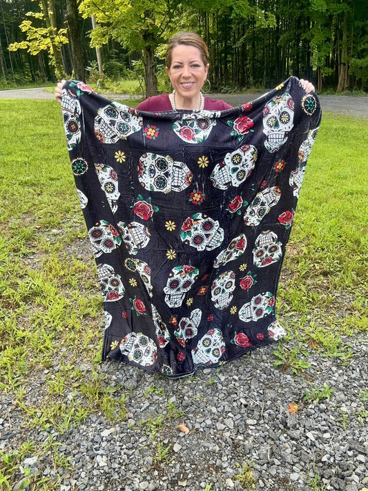 Sugar Skull Blanket!