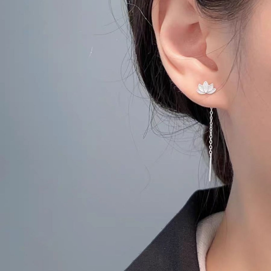 LOTUS DROP EARRINGS Earrings