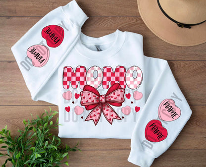 CANDY HEART NAME SWEATSHIRT COLLECTION (MULTIPLE OPTIONS)