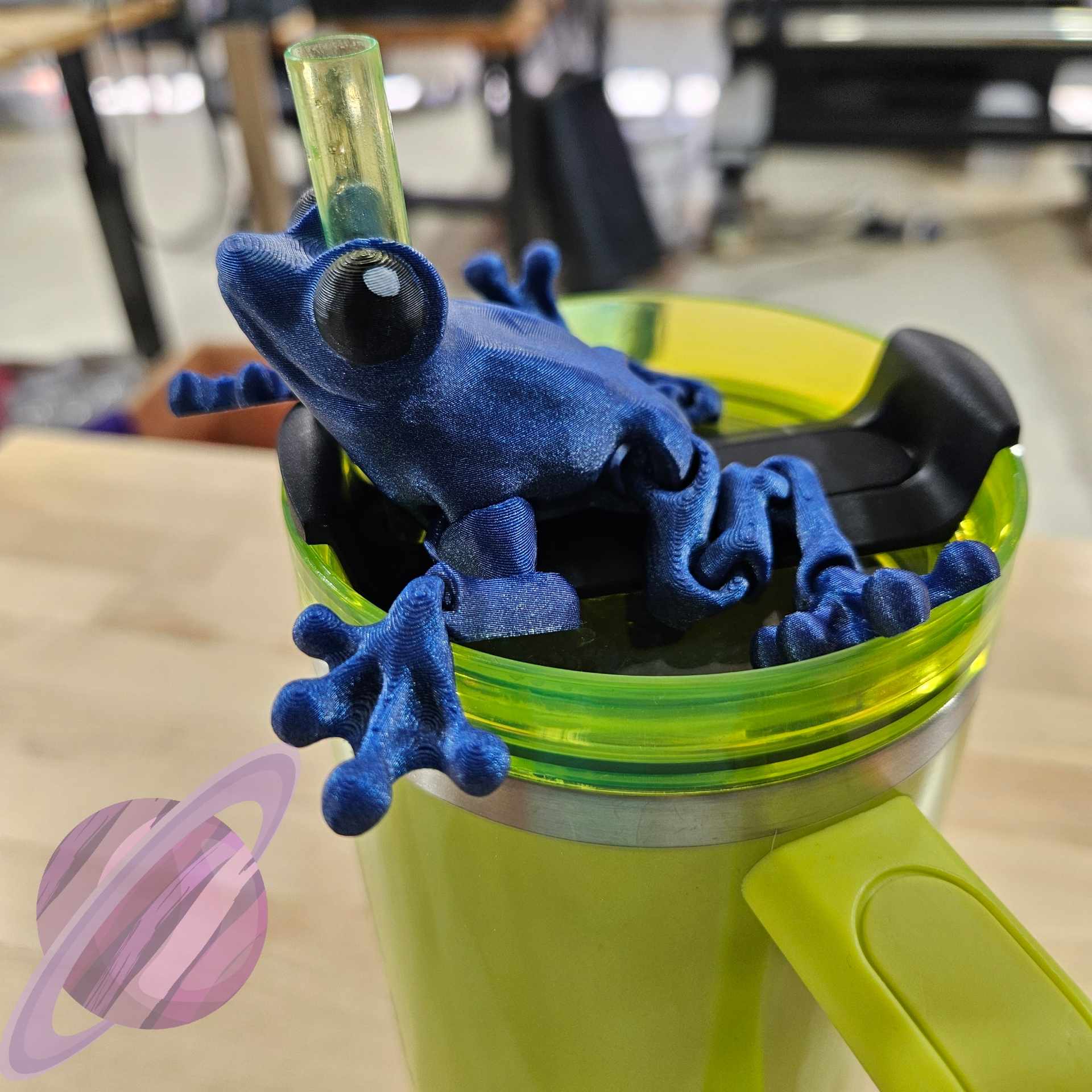 TREE FROG-3D PRINTED STRAW BUDDY
