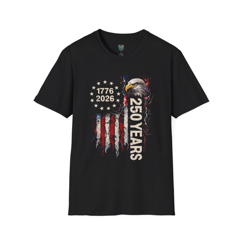 250 YEARS PATRIOTIC TSHIRT - 1776 - 2026 T-Shirt