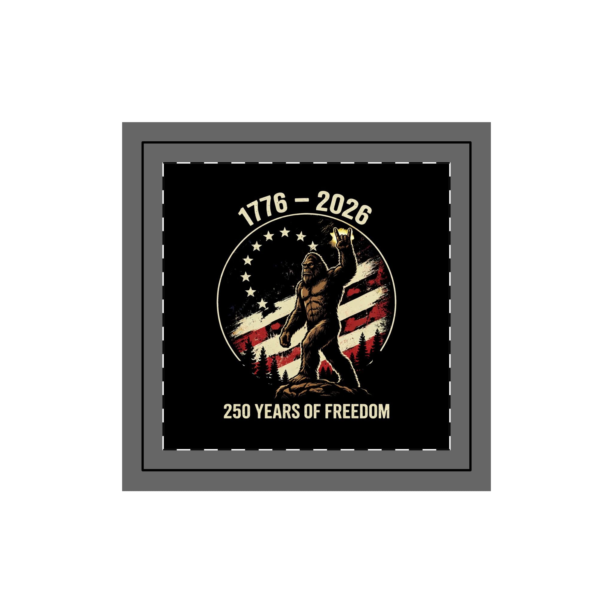 1776-2026 - 250 YEARS OF FREEDOM THROW PILLOW CASE Home Decor