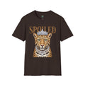 SPOILED LEOPARD T-SHIRT - LEOPARD PORTRAIT WITH CROWN AND JEWELRY GRAPHIC TEE T-Shirt