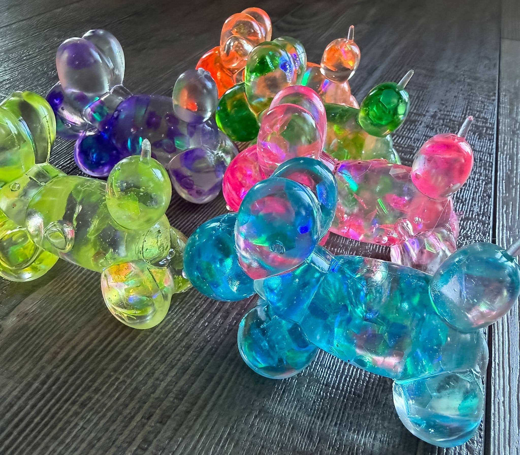 Squishy Squish Maltose Glitter Balloon Dog Stress Toy
