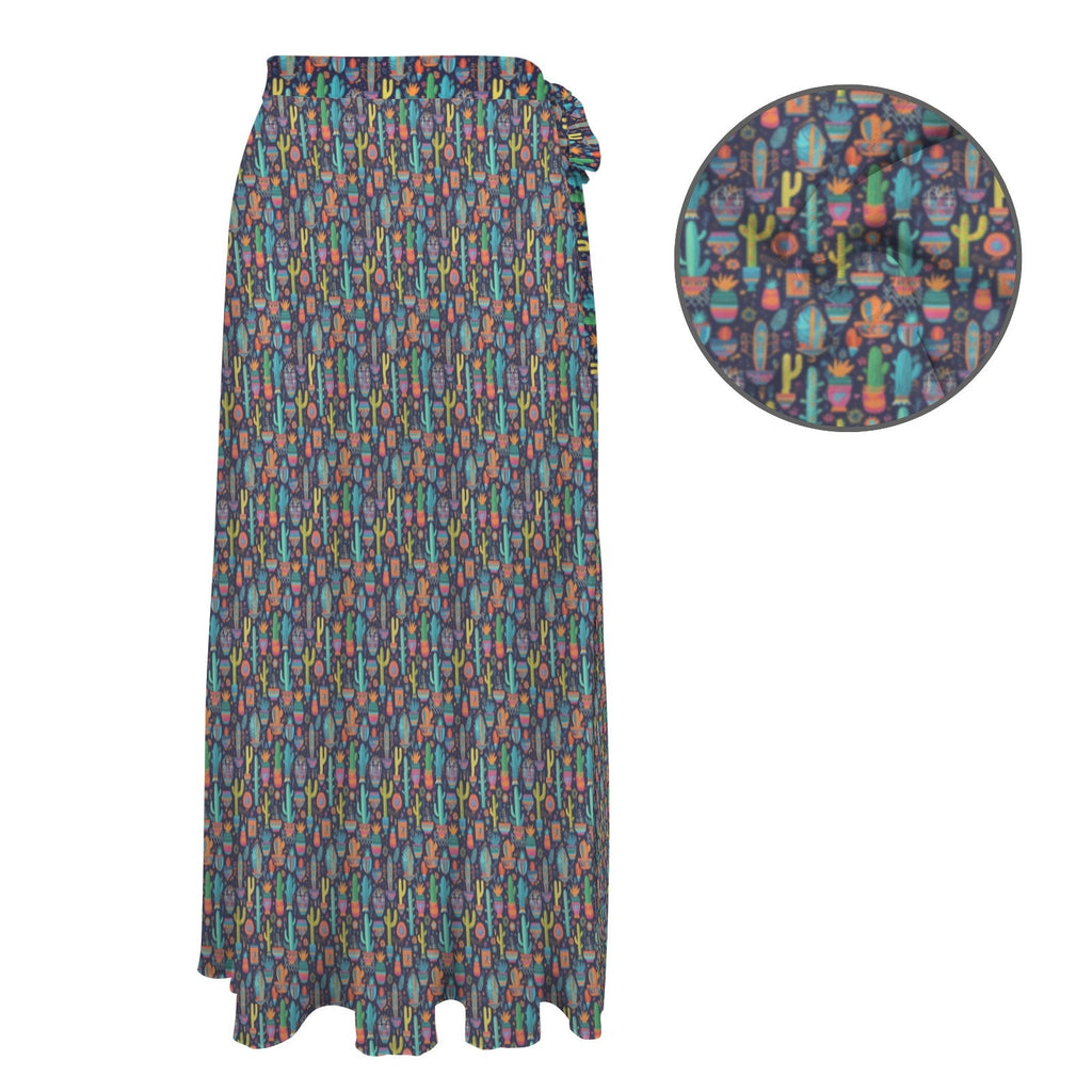 Baha Ranch Cactus Crazy Beach Coverup Skirt Cover ups