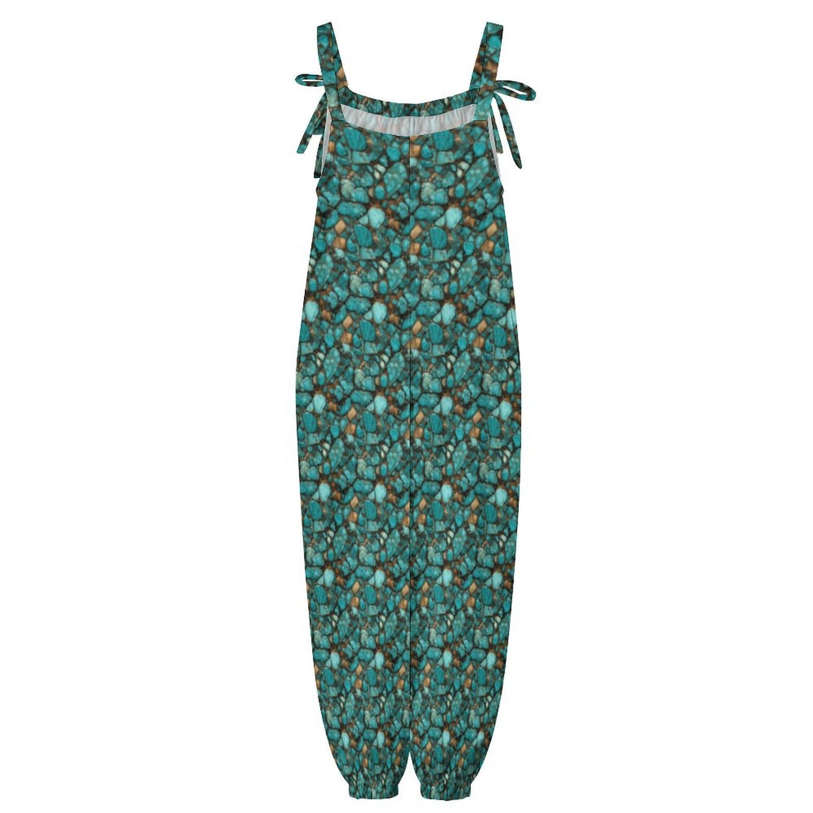 RANCH ALL TURQUOISE OVERALLS JUMPSUIT jumpsuit