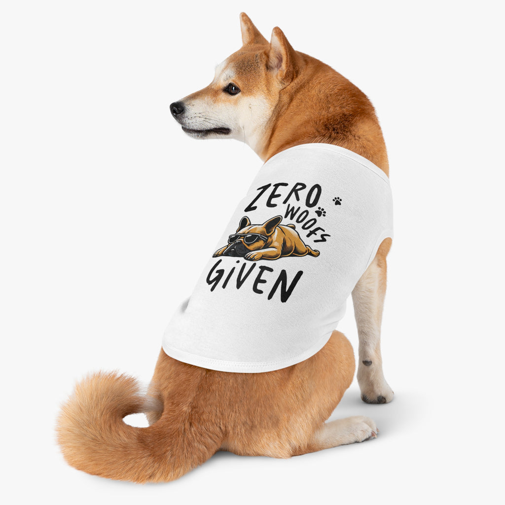 DOG TANK - "ZERO WOOFS GIVEN" PET TANK TOP Pets