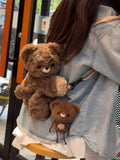 PLUSH TEDDY BEAR BACKPACK BAG Backpack