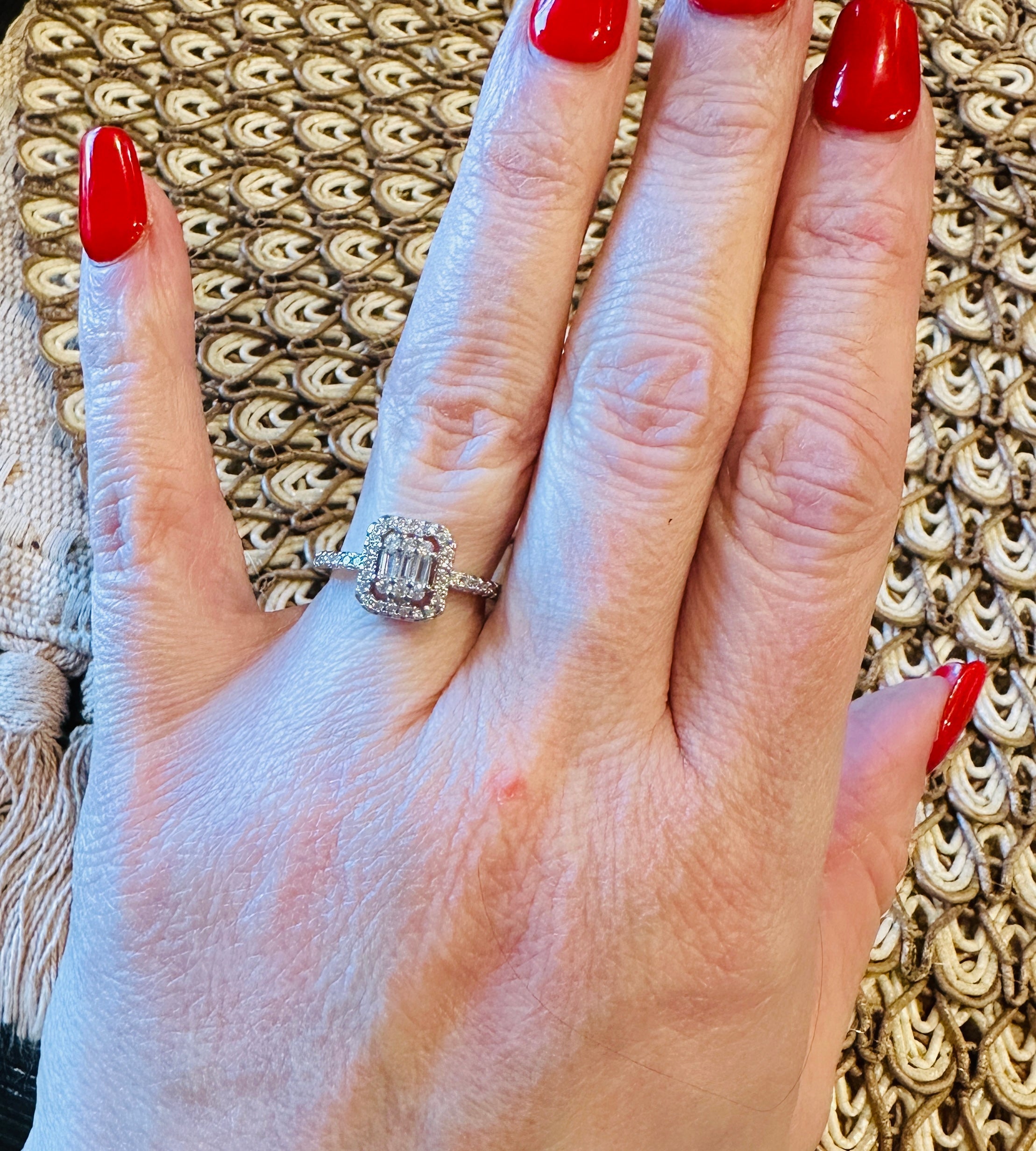 MODERN GRACE EMERALD CUT RING - READY TO SHIP!! RING