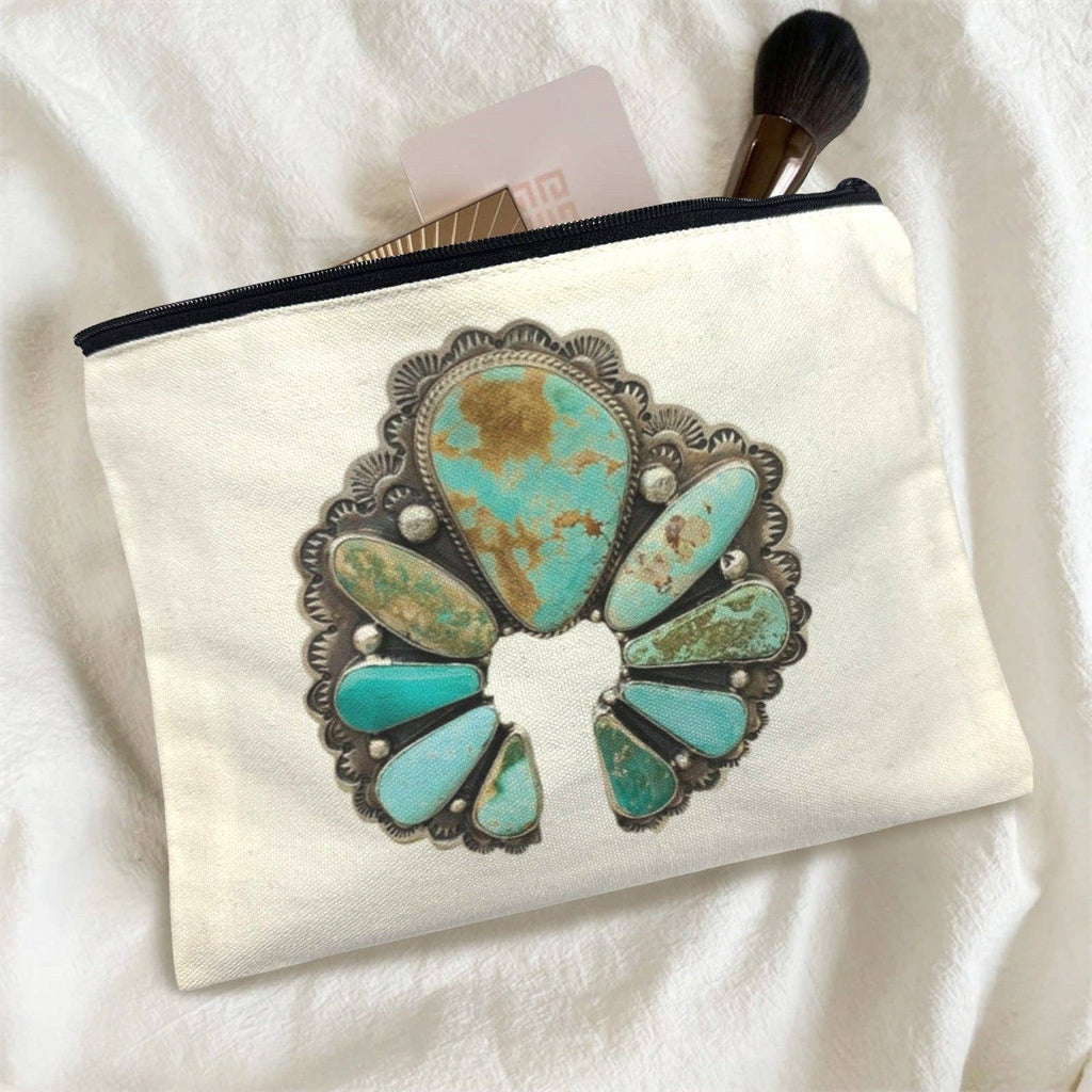 TURQUOISE NAJA ACCESSORY BAG - MADE IN THE USA!
