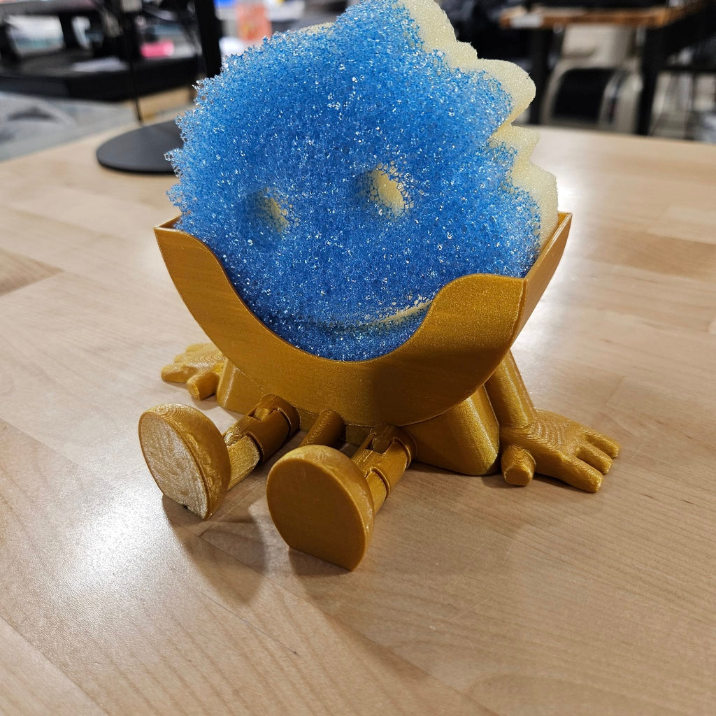 SCRUB DAD SPONGE HOLDER-3D PRINTED kitchen