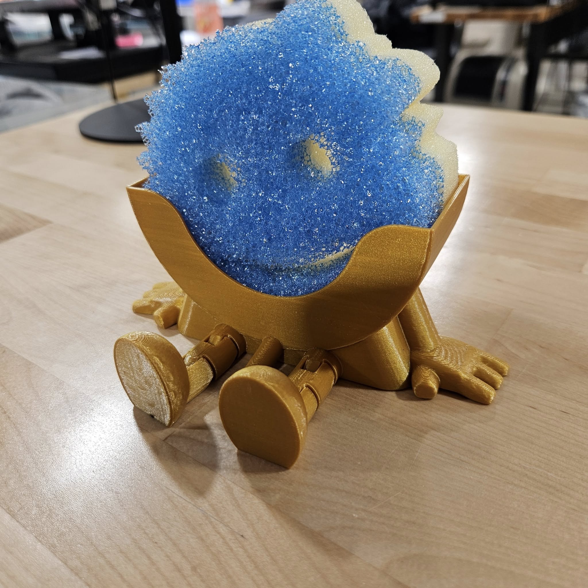 SCRUB DAD SPONGE HOLDER-3D PRINTED kitchen