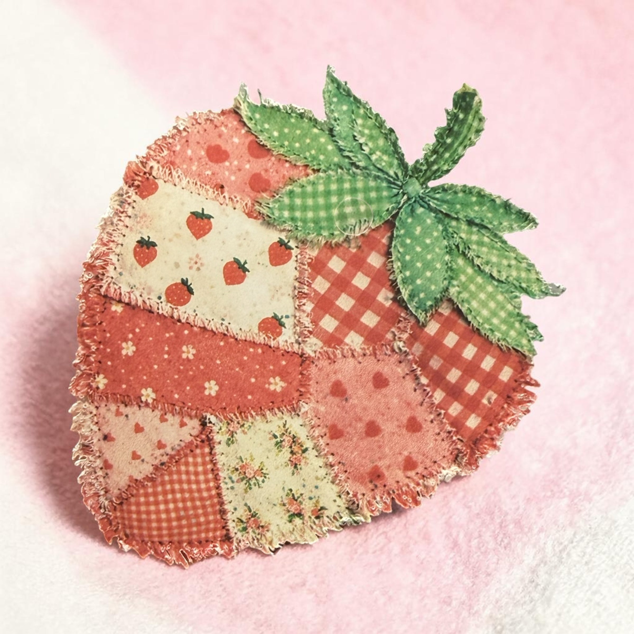 Strawberry Patchwork Freshie Air Freshner