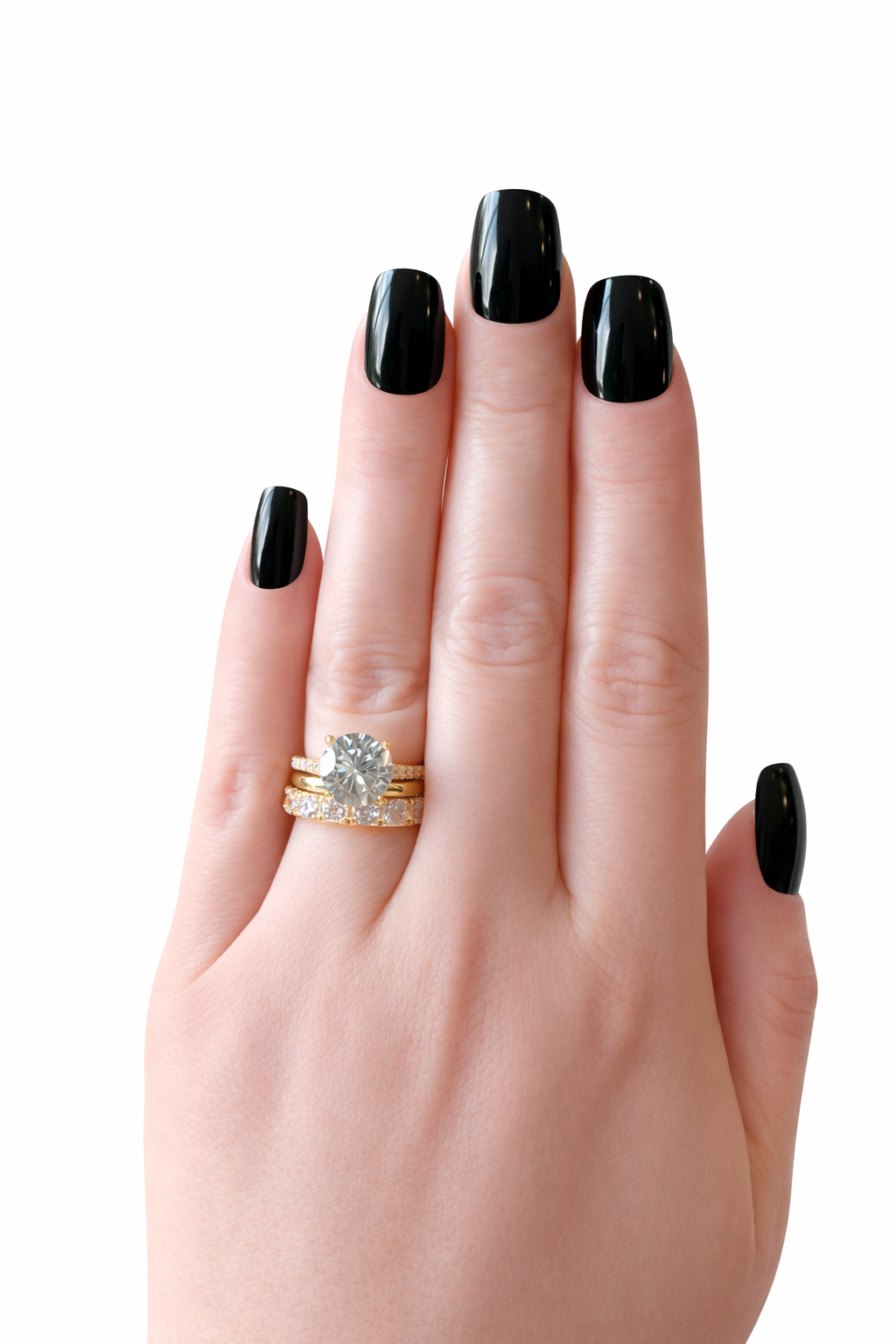 EVERLEIGH LUXE 3-PIECE RING SET - GOLD RING