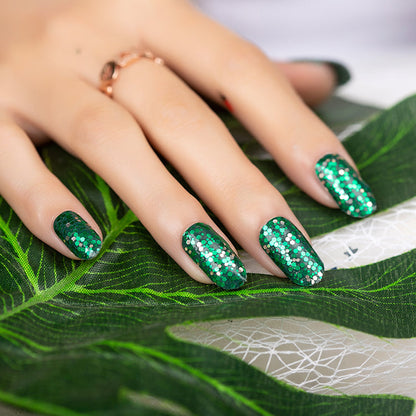 Green Confetti Glitter