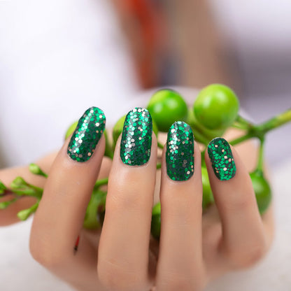 Green Confetti Glitter