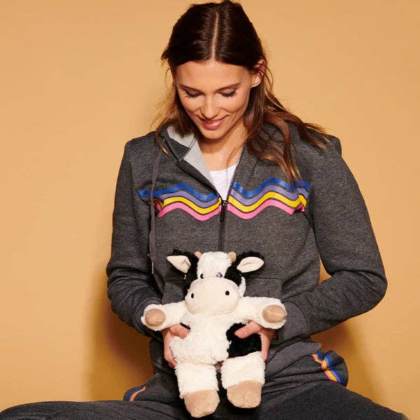 BLACK AND WHITE COW WARMIES 13" Warmies