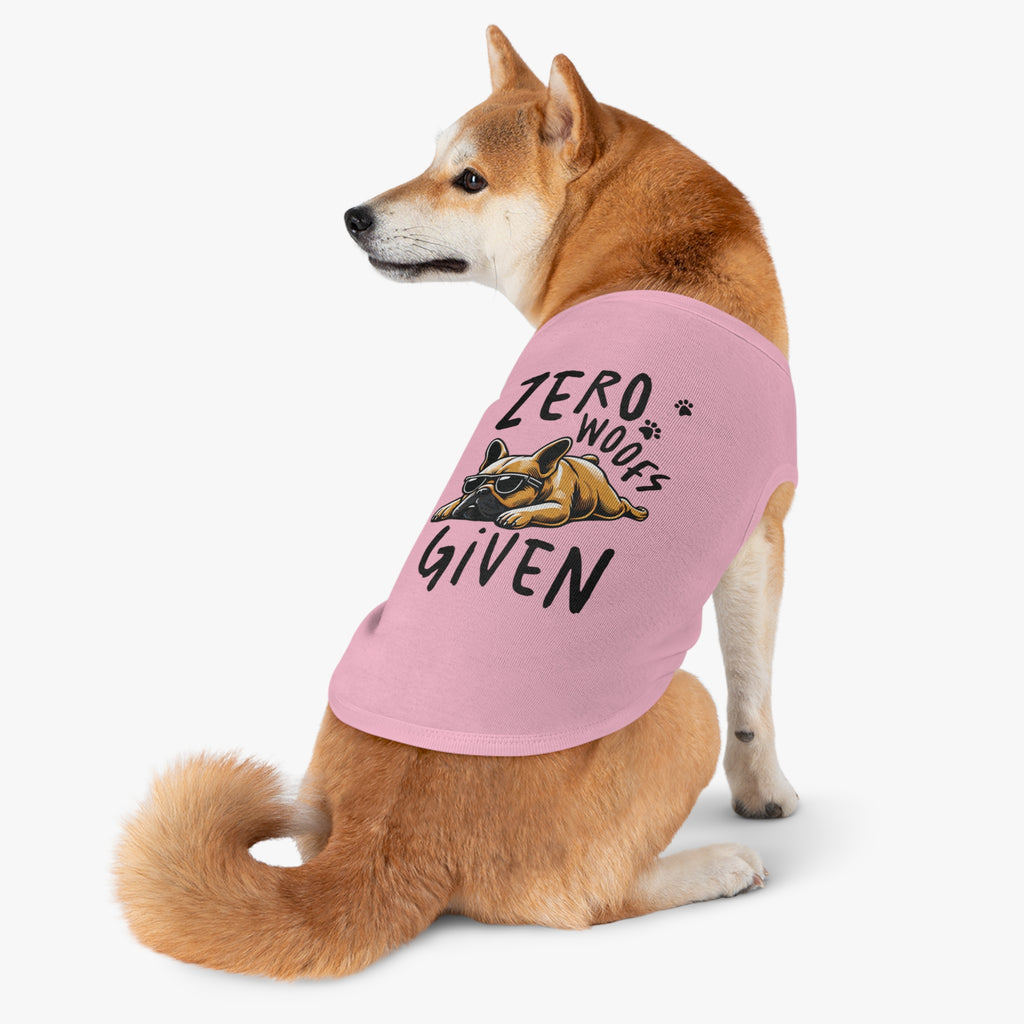 DOG TANK - "ZERO WOOFS GIVEN" PET TANK TOP Pets