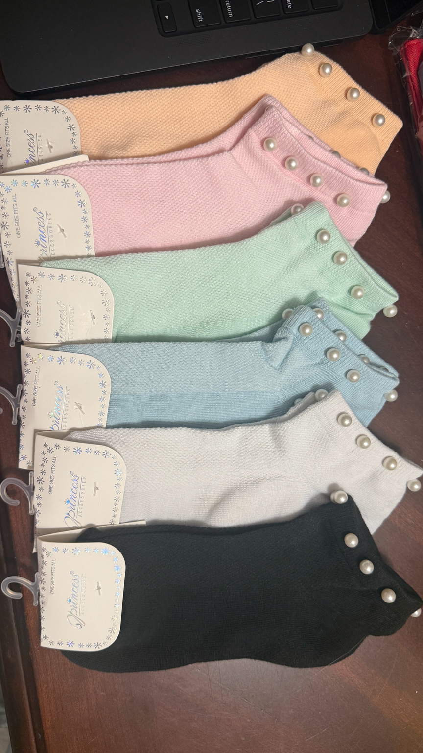 PEARL ANKLE SOCKS - SOFT AND GREAT QUALITY