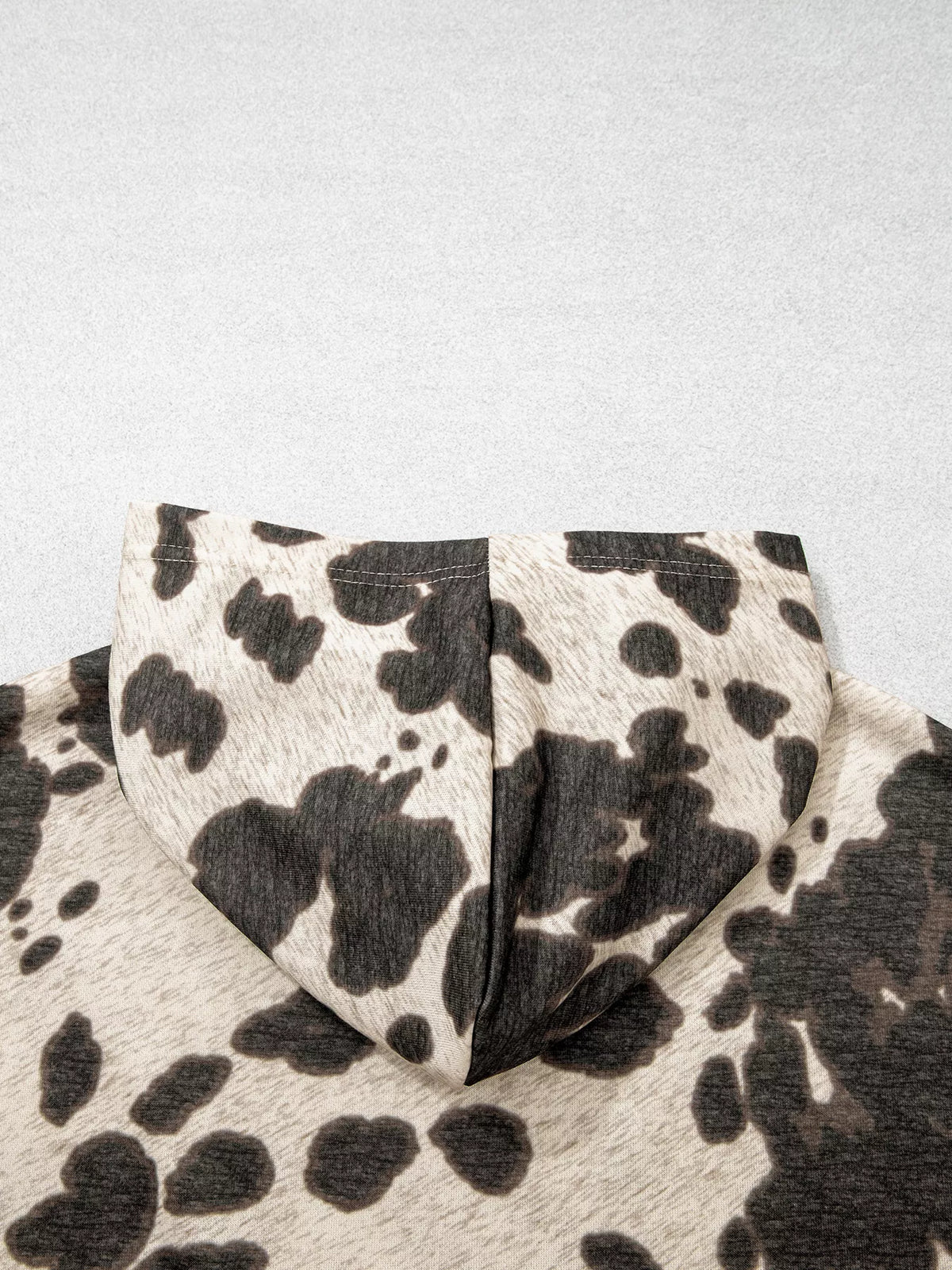 Multicolour Western Print Long Sleeve Pocket Regular Fit Hoodie