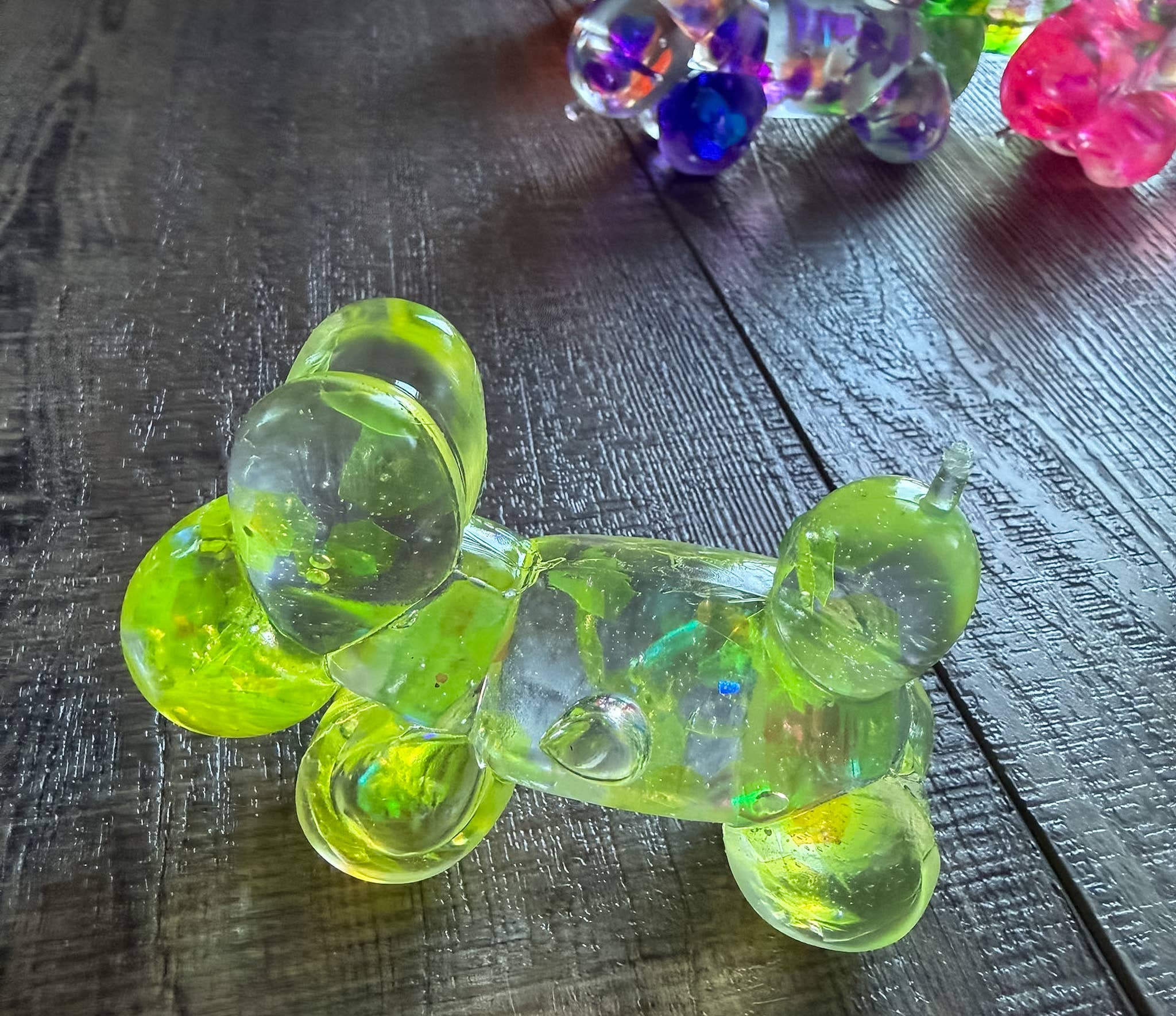 Squishy Squish Maltose Glitter Balloon Dog Stress Toy