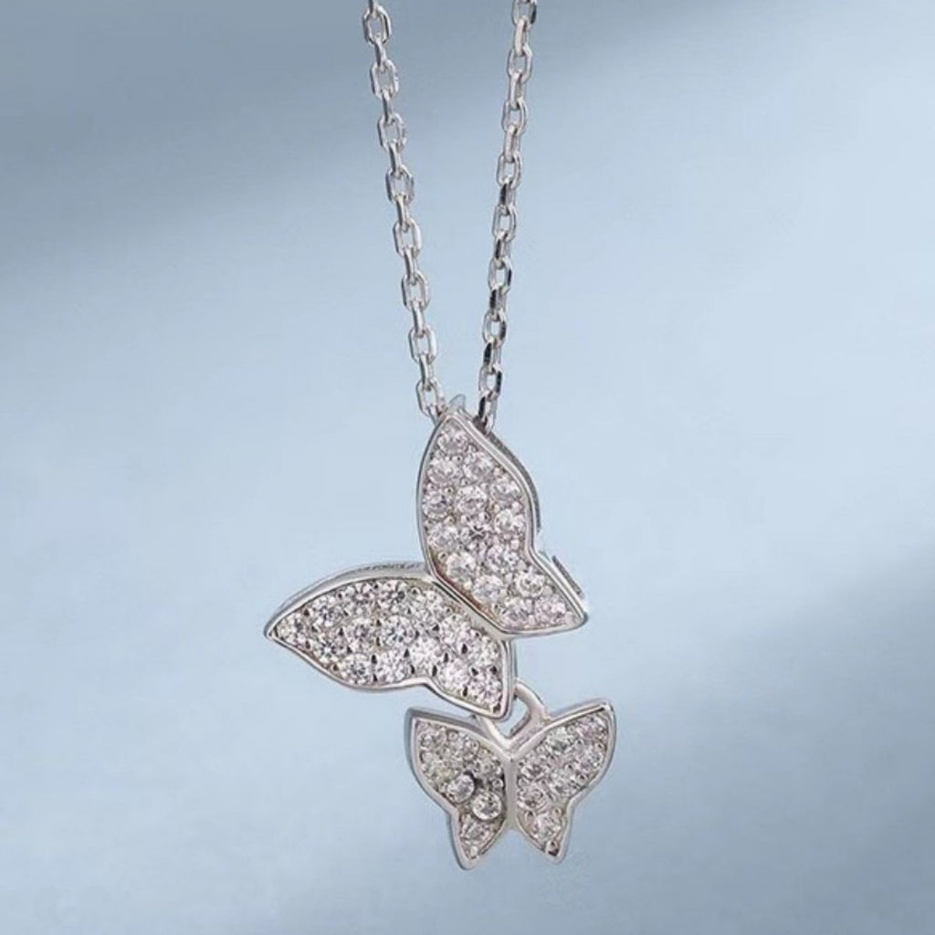 925 Sterling Silver Butterfly Necklace