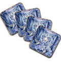 Tiger in the Garden Wooden Cork Coasters Gift Set of 4 by J. Bergsma - Wildlife Decor - 8199461C-S4 Coasters