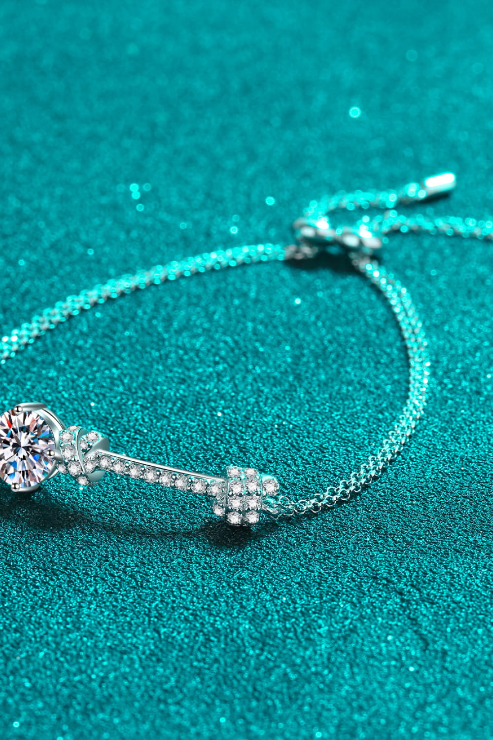 2 CARAT MOISSANITE .925 STERLING SILVER BRACELET bracelet