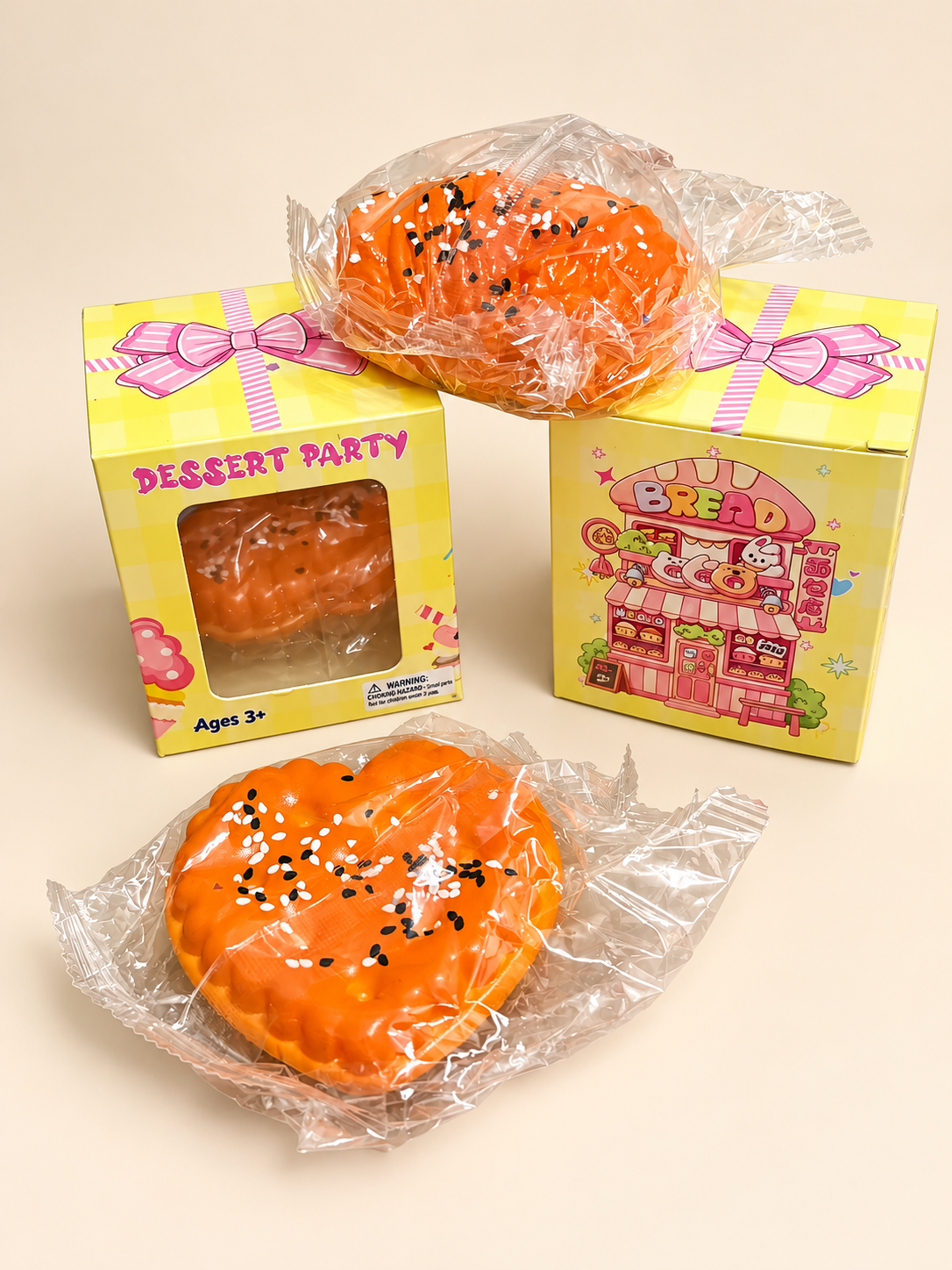 MYSTERY SCENTED PASTRY DESSERT BREAD | MYSTERY BREADS WILL BE SENT sensory toy