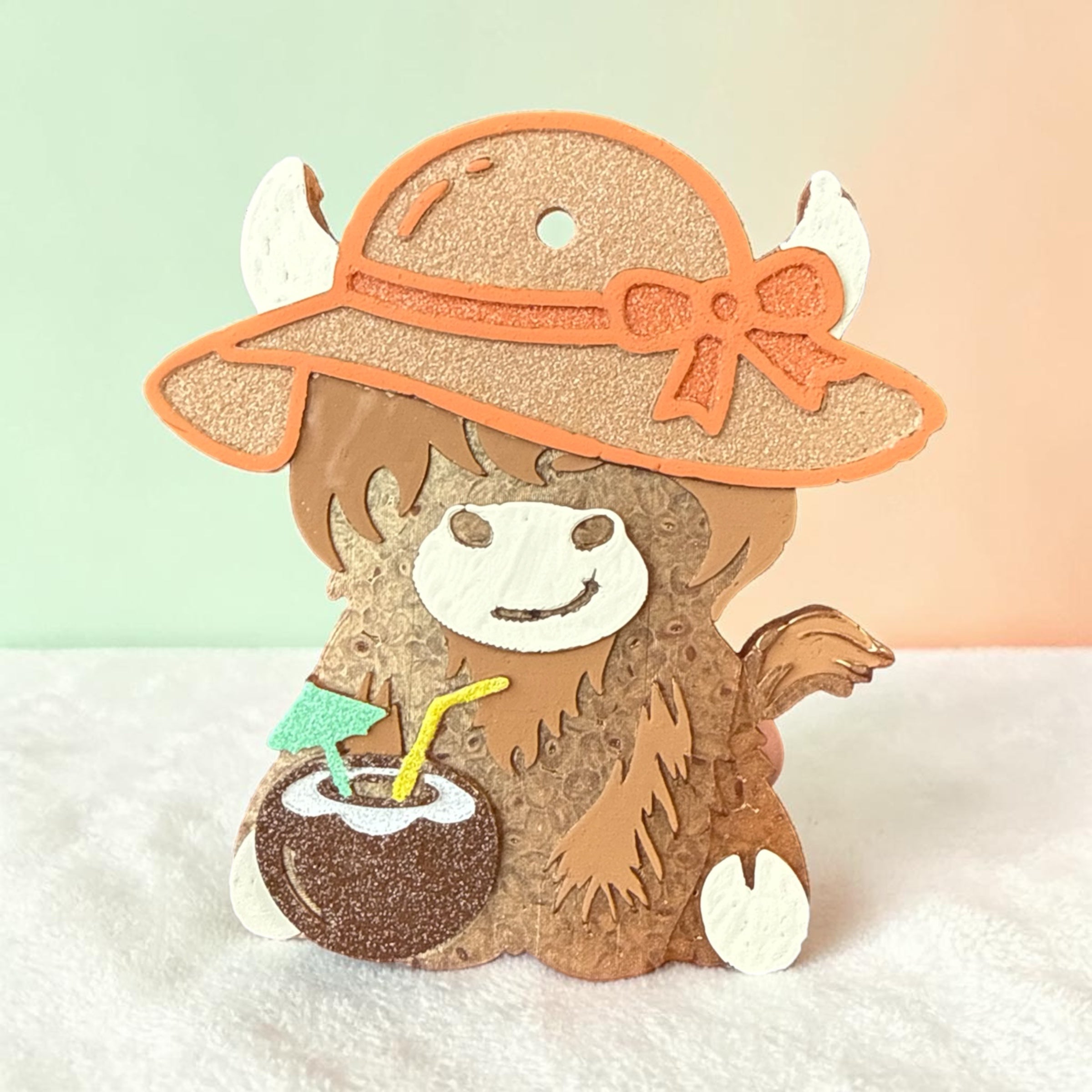Cabana Cow Freshie Air Freshner