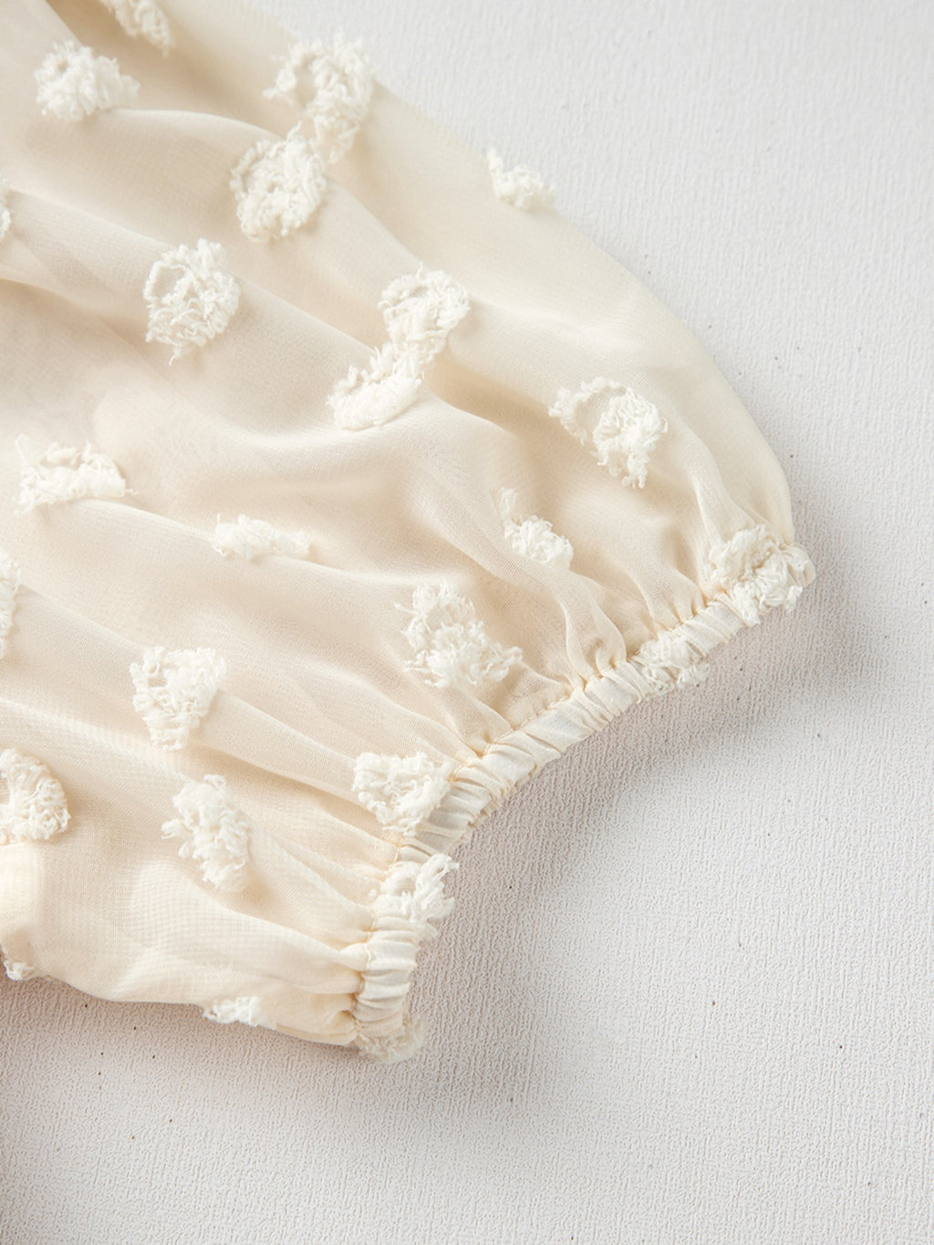 Textured Knit Round Neck Blouse